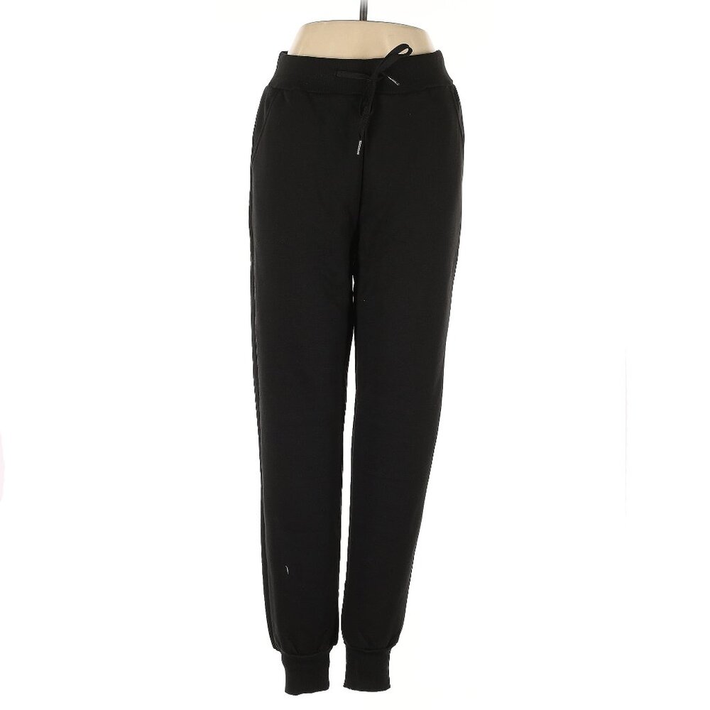 YeoKou Black Sweatpants, Sherpa lined, Size Small, NWT